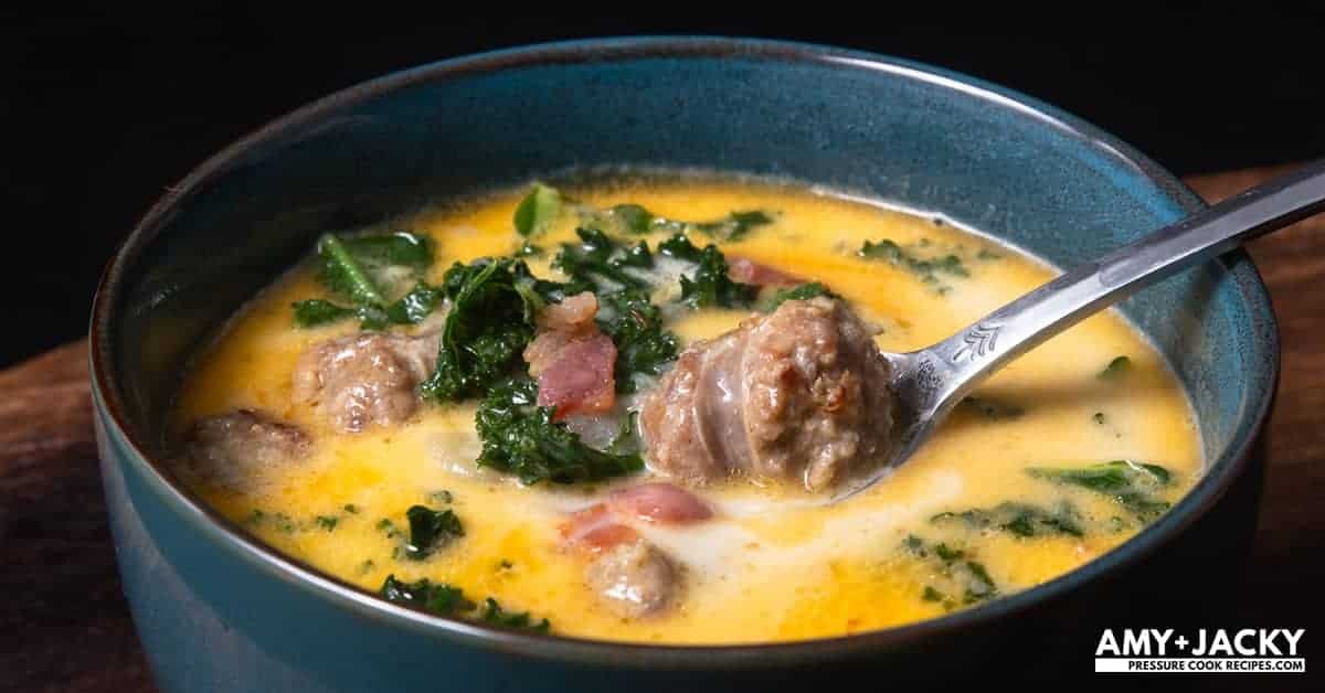 Instant Pot Zuppa Toscana with Cashew Cream: A Healthy Twist